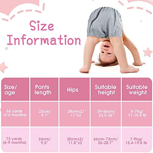Sintege 5-Piece Summer Linen Bloomers for Kids Uns