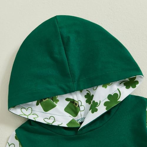 BemeyourBBs First St Patricks Day Baby Boy Outfit shamrock romper and pants set