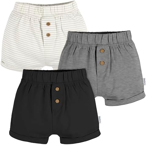 Gerber Baby 3-Pack Knit Shorts - Bulk Priced