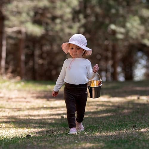 JAN JUL IDEAL 50 UPF Cotton Sun Hat for Toddler Girls