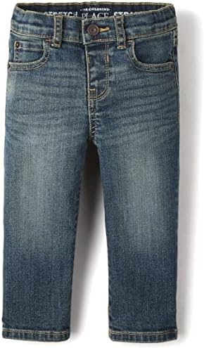 The Childrens Place Baby Toddler Boys Stretch Straight Leg Jeans - comfy and stylish