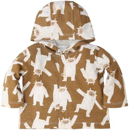 Minicoco Baby Toddler 100 Cotton Fall Spring Hoodie Perfect for Cooling Seasons