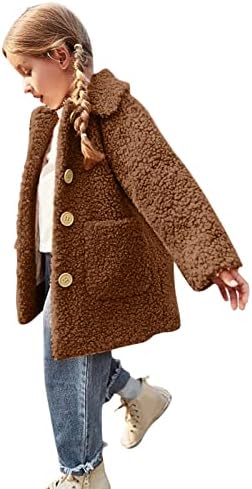 Toddler Girls Winter Long Coat - Soft Warm and Padded for Cold weather