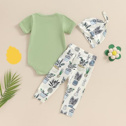 Chloefairy Newborn Summer Romper Set for Baby Boy and Girl