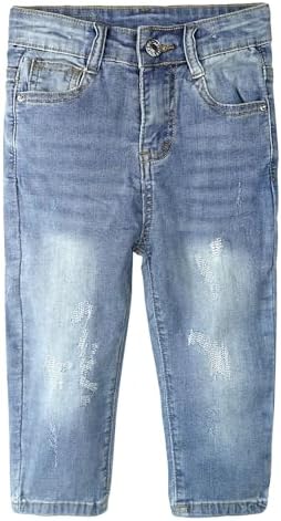 Little Kid Casual Jeans Ripped Denim