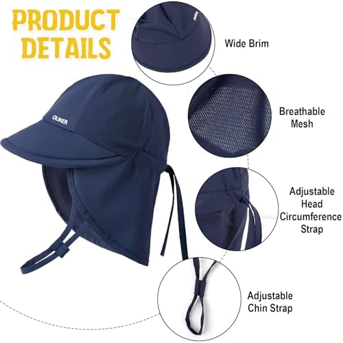 Adjustable UV-Protected Baby Sun Hat Set for Toddler