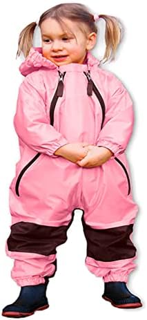 Tuffo baby boys coverall waterproof overalls with dual zippers