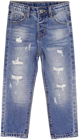 KIDSCOOL SPACE Baby Jeans Ripped Elastic Stretchy and Stylish for Kids