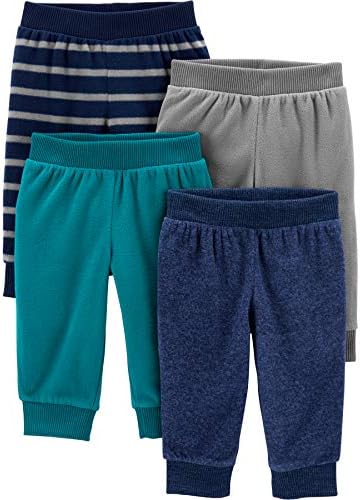 Simple Joys by Carters 4-Pack Fleece Baby Pants