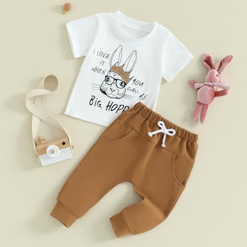Fun Easter Outfit for Baby Boys Lightweight Comfy