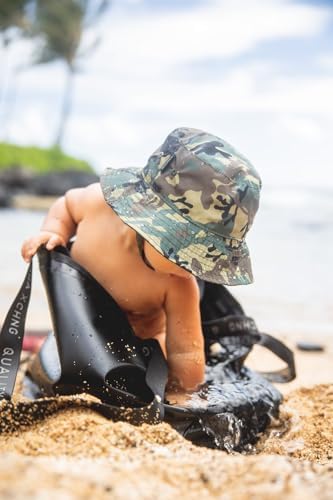 OvoY Toddler Sun Hat Bucket Boys Camouflage Fishman Cap Packable