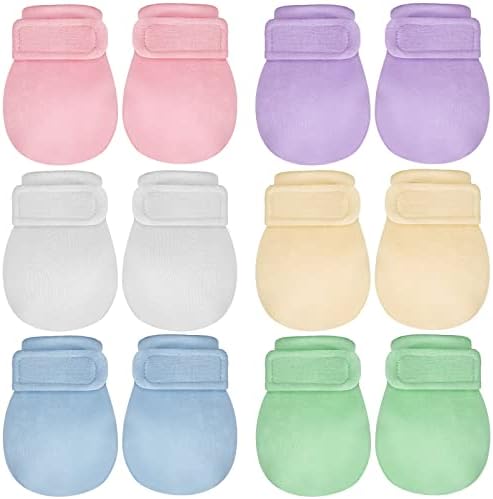Adjustable Baby Mittens Newborn Cotton Gloves Warm Breathable for Boys