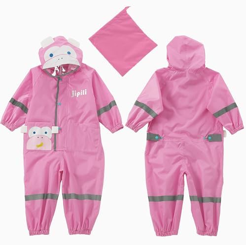 Fewlby Kids Toddler Waterproof Rain Jacket