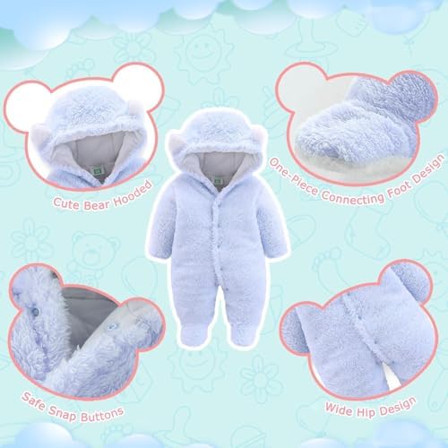 CYTAFE Cute Bear Snowsuit for Babies