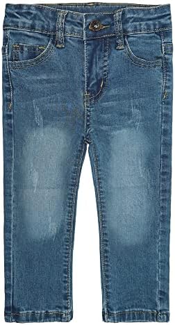 KIDSCOOL SPACE - Elastic Ripped Jeans for Little Boys
