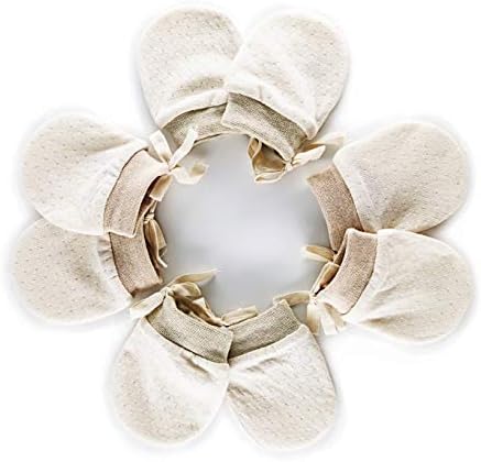 Organic Cotton Infants No-Scratch Mittens SANCNEE
