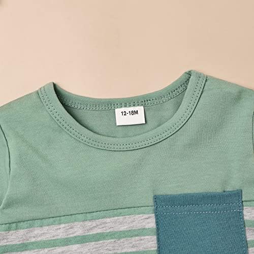 Patchwork Summer T-Shirt Shorts Set