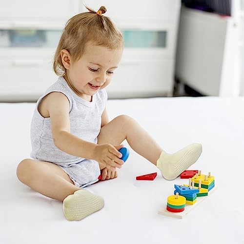 12-Pair Safety Socks for Toddlers