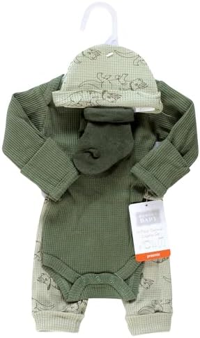 Hudson Baby Unisex Thermal Preemie Layette Set 4pc