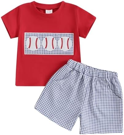 MoZiKQin Toddler Baseball Outfit