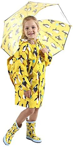 Cartoon Kids Raincoat with to Stay Dry in the Rain