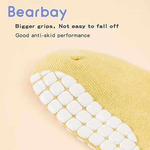 Comfortable Non-Slip Ankle Socks for Babies with Grippers