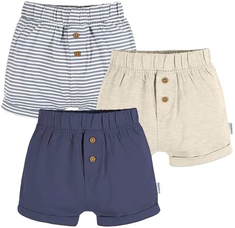 3-Pack Knit Shorts for Gerber Baby