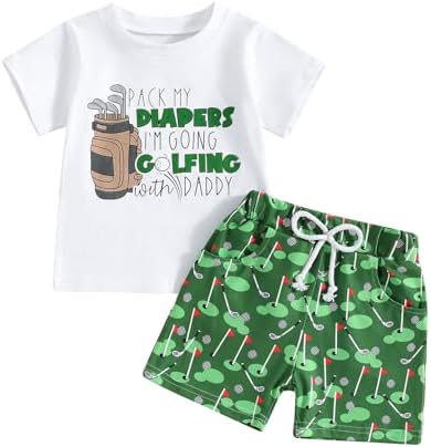 Playful Golf Outfit for Baby Boys
