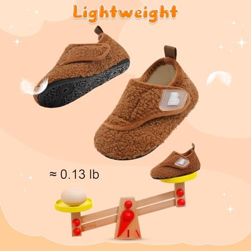 Warm Cozy Toddler Fuzzy Slippers