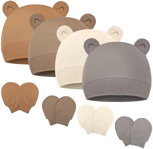 ElysianMian Bear Ear Newborn Set