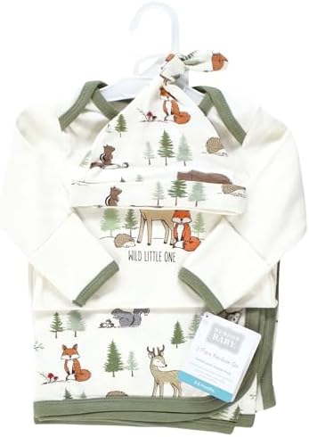Hudson Baby Toddler Gown Swap Set - Cozy Design Easy Changing 0-6 Months