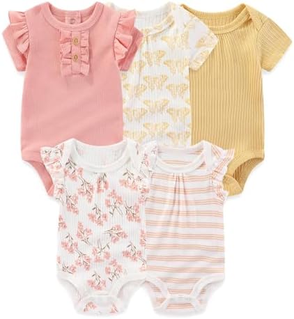JELYLOVE Unisex Baby Ponies Pants Sets Soft Cotton for Newborns