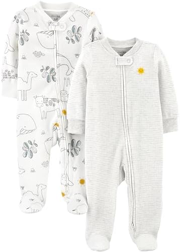 Simple Joys by Carters Two-Way Zip Thermal Sleepers