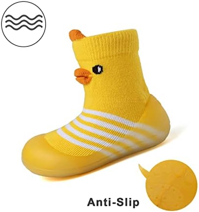 Chaoslook Baby Sock Shoes Non-Slip Anti-Collision Soft Rubber Sole Cartoon Design