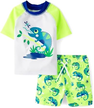 The Childrens Place Boys Rashguard Swim Trunk