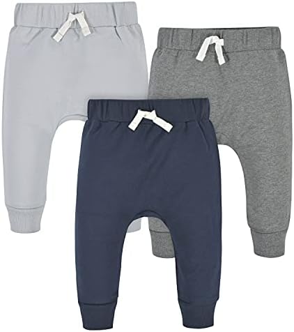 Gerber 3-Pack Jogger Pants for Toddler Boys