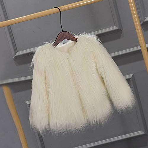 Cozy warm faux-fur jacket for toddlers and kids US