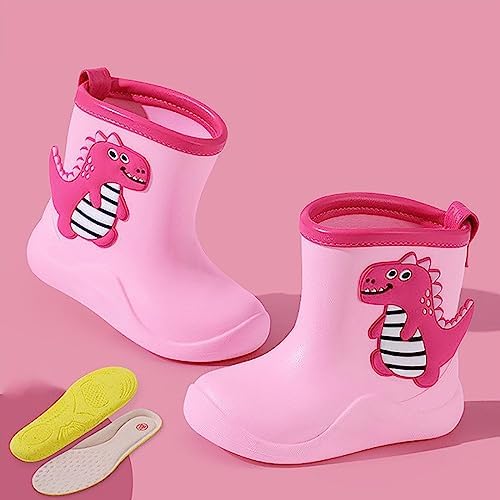 Toddler Dinosaur Rain Boots Waterproof for Kids