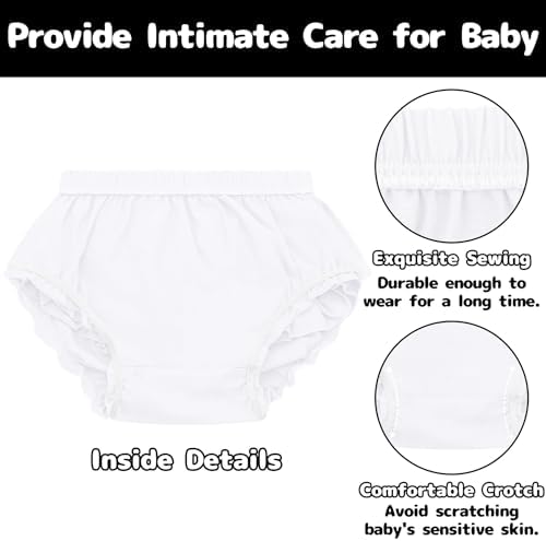 Olreco Baby Bloomers - Soft Stretchy Diaper Covers for Toddler Girls