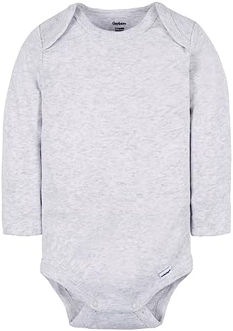 Gerber 6-Pack Unisex Long-Sleeve Onesies