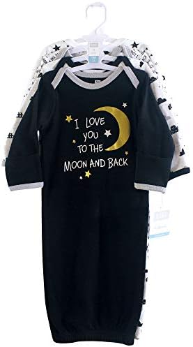 Hudson Baby Cozy Cotton Gown for Baby Girls