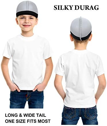 6-Piece Kids Satin Wave Hats