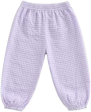 Plaid Summer Joggers