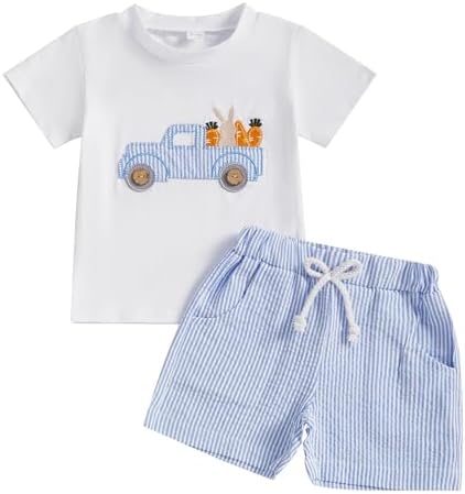 Perfect 2-Piece Toddler Easter Outfit - Soft Cotton Set for Kids