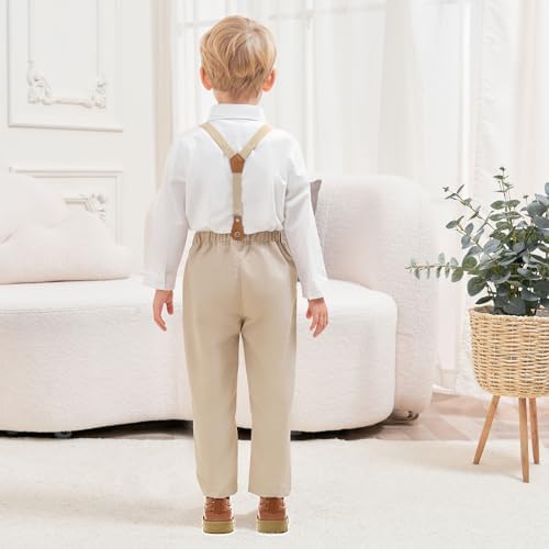 Toddler Boy Button Down Shirt and Pants Set 12M-8Y