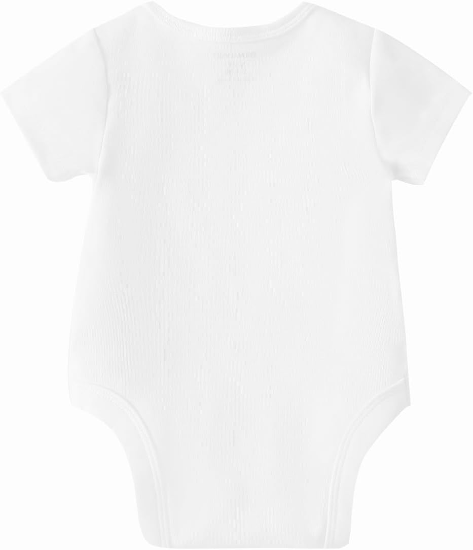 Black White 5-Pack Bodysuits for Infants