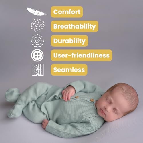 100 OrganicBaby Set - Soft Breathable for Baby Girls Boys