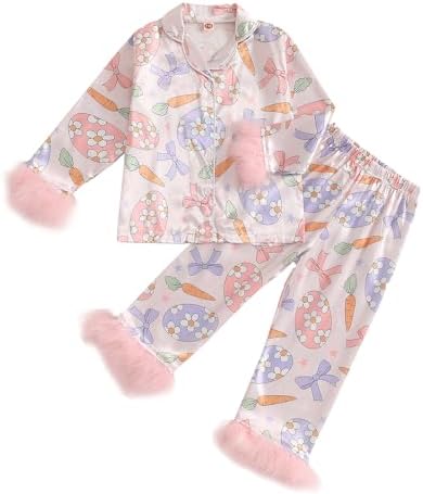 soft cute bunny pajama set for kids