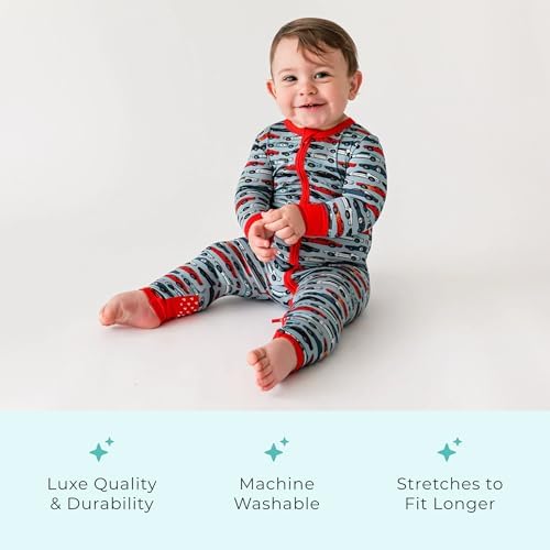 Posh Peanut Convertible Footless Baby Pajamas