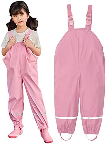 Waterproof Rain Jumpsuit Romper for Toddler Kids